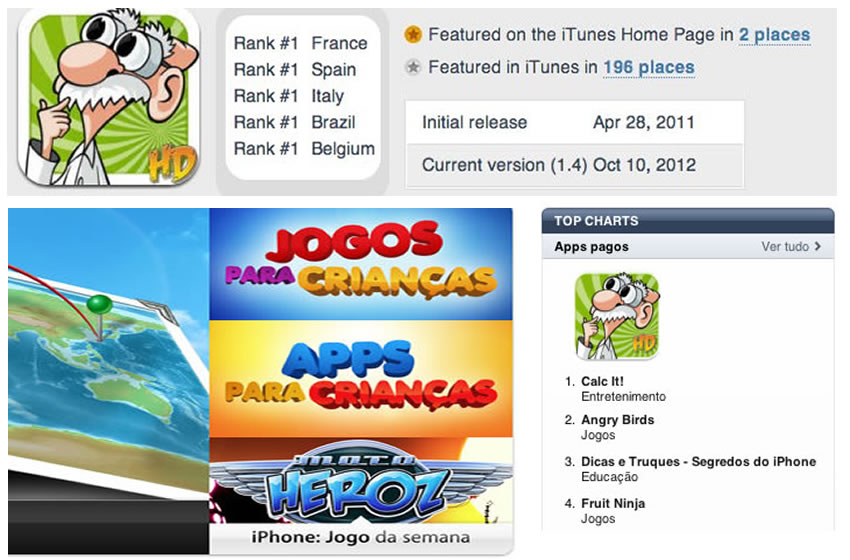 Calc It is Rank #1 Game at AppStore
