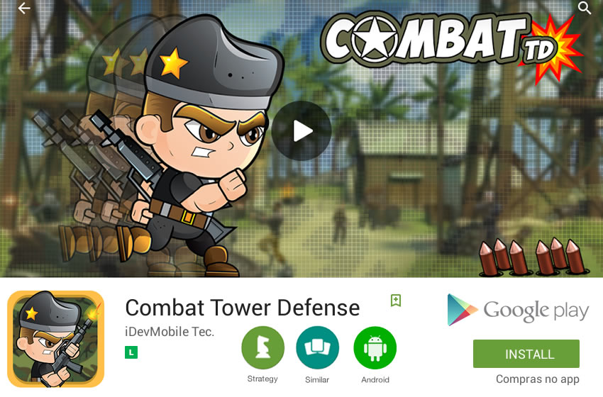 Combat Tower Defense released for Android