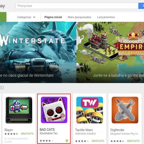BadCats – Madness featured on Play Store main page !!!