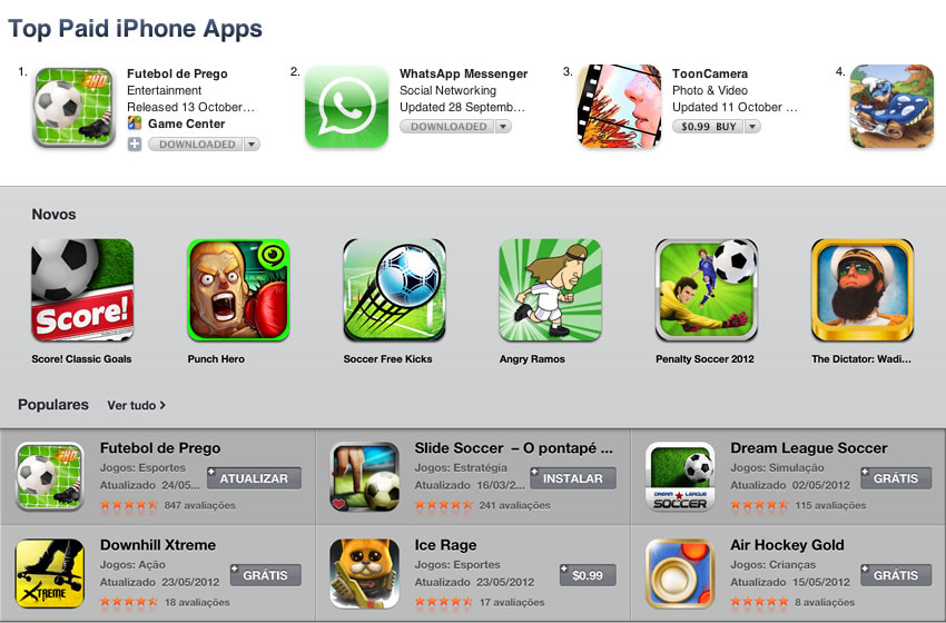 Goaal is Rank #1 Game at AppStore